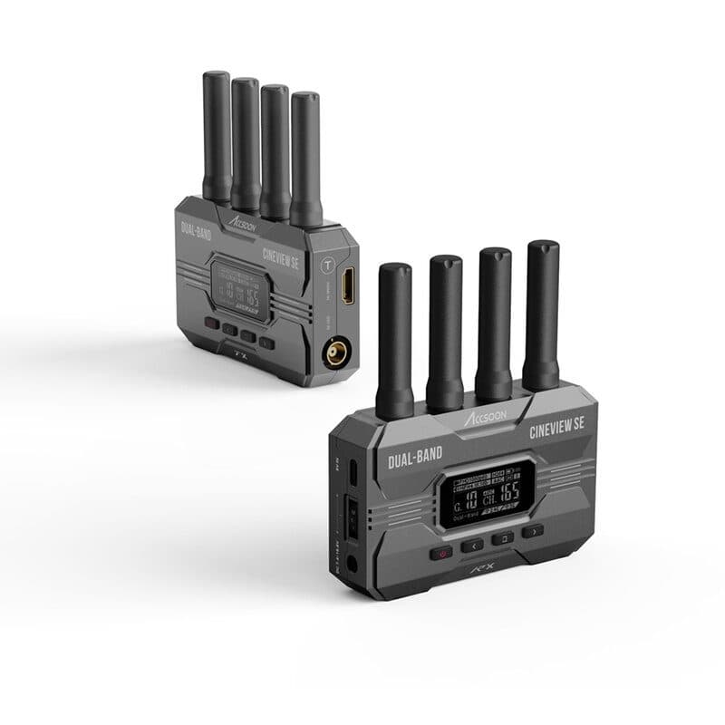 Sistema wireless video CineView SE 1 trasmettitore + 1 ricevitore - Accsoon ACS-WIT04-SE