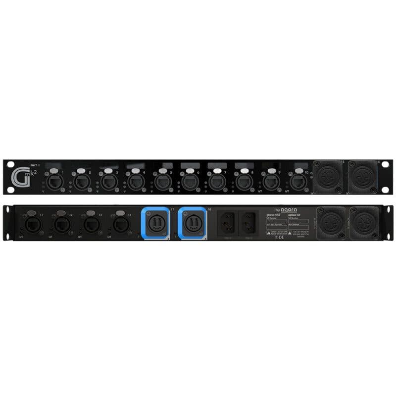 Piattaforma rete GHOST MK2 10G opticalCON mono-modale posteriore - AGORA AGO-GMK2.NA.XS