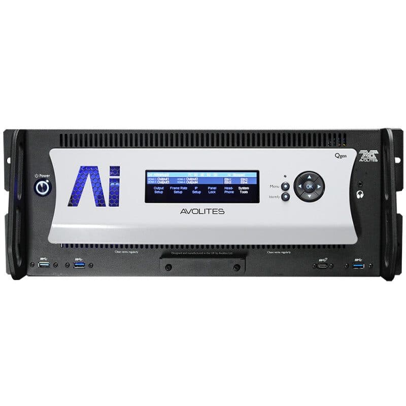Media server Qgen 4U generativo Notch NVIDIA 4K - AVOLITES AVO-31-31-0500