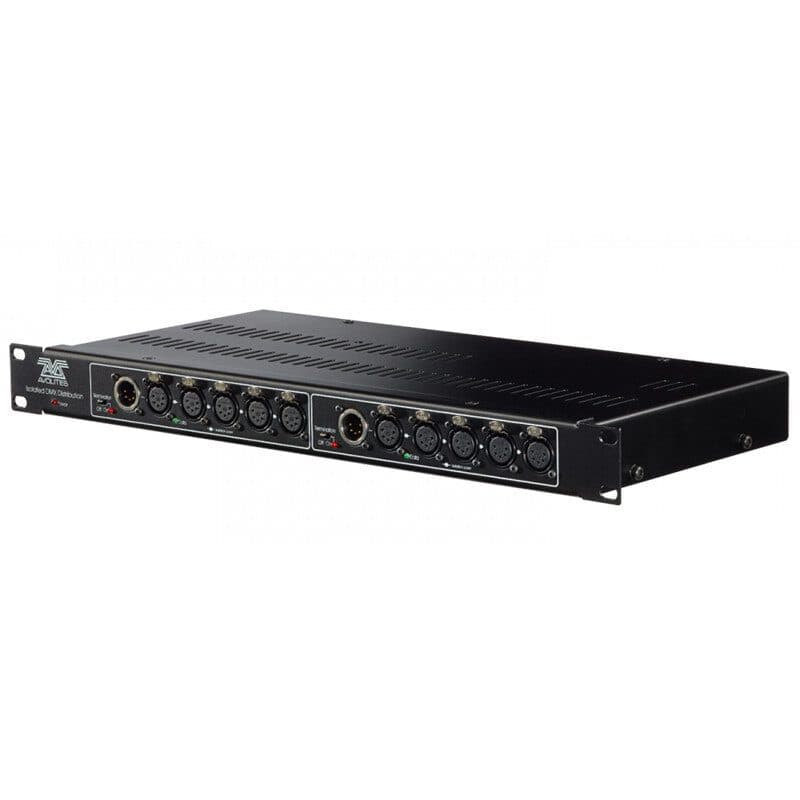 Splitter DMX rack 19" 2 split 4 vie XLR5 - Avolites AVO-33-65-1000