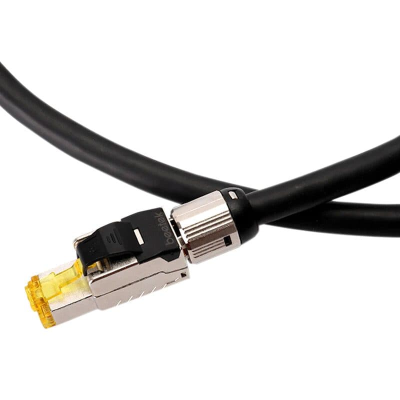Cavo rete Cat6a S/FTP 10m RJ45 schermato DMX - BEETEK BEE-W400-10M-A