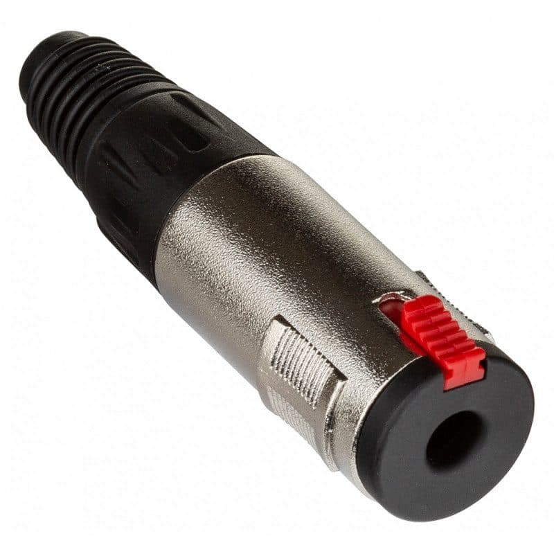 Connettore Jack stereo 6,3 mm femmina per cavo - HILEC BEG-B01302