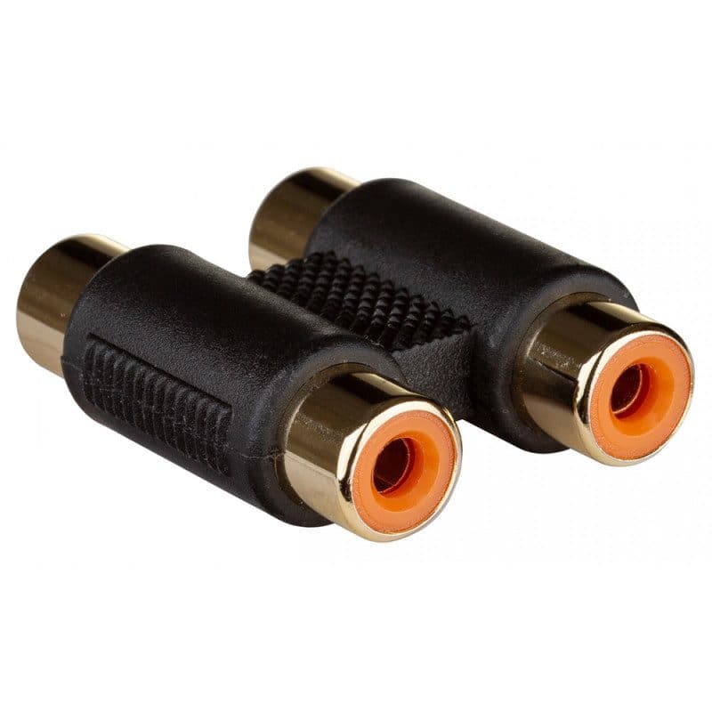 Dual RCA female/female adapter - HILEC BEG-B01309