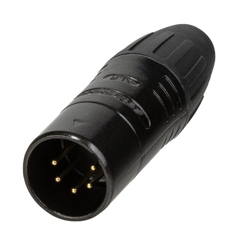 Connettore XLR maschio 5 pin IP65 SCWM5-B - SEETRONIC BEG-B01492