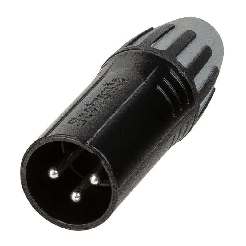 Connettore XLR maschio 3 pin per cavo - SEETRONIC BEG-B01494