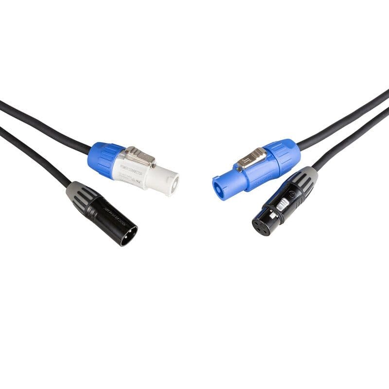 Cavo combinato DMX e alimentazione 5m XLR 3-pin Seetronic - HILEC BEG-B01567