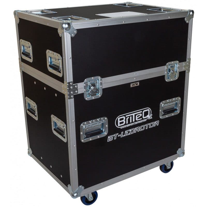 Flight case 4 BT-LEDROTOR with wheels - JB SYSTEMS BEG-B03283