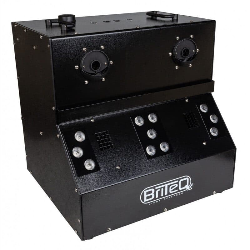 Macchina bolle e fumo 11 LED RGBA 8W DMX wireless - BRITEQ BEG-B04751
