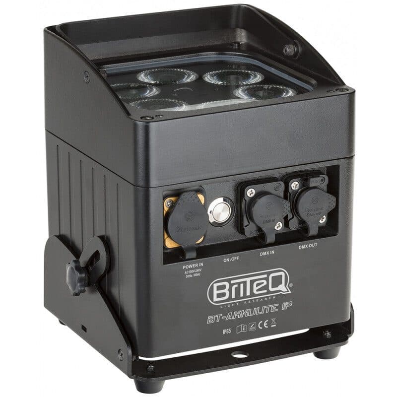 Proiettore LED RGBWA a batteria IP BT-AKKULITE - BRITEQ BEG-B05135