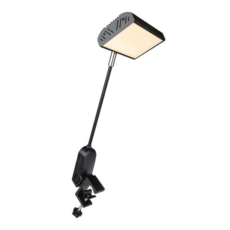 Faretto bianco CCT regolabile 120° con morsetto - BRITEQ BEG-B05196