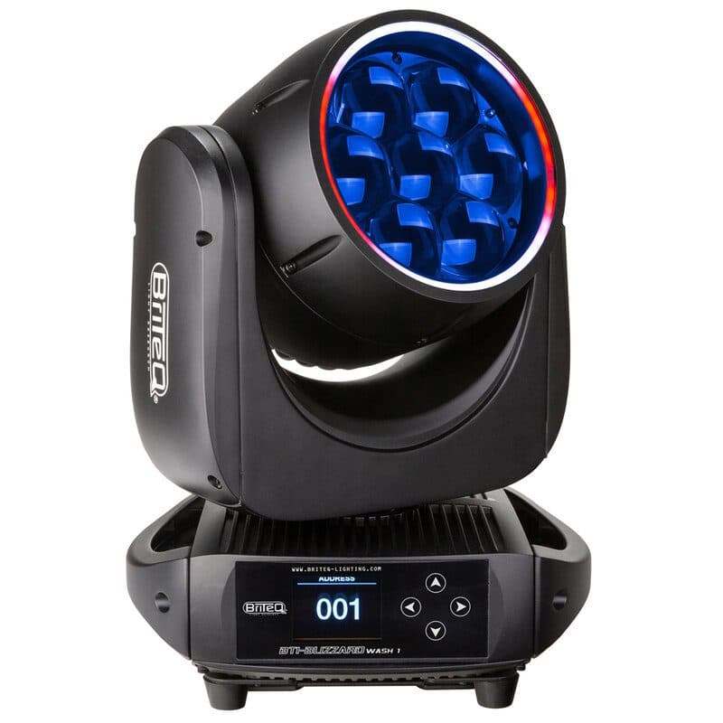 Testa mobile Wash IP65 7x40W RGBL Osram - BRITEQ BEG-B05579