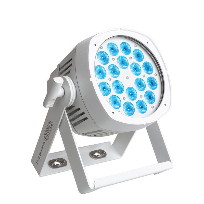 Proiettore LED RGBW IP65 18x8W fascio 20° bianco - BRITEQ BEG-B05580