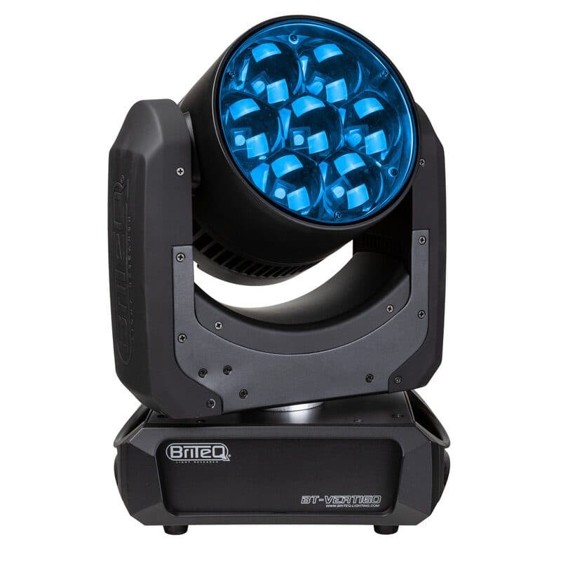 Testa mobile Wash 7x60W RGBL zoom 4°-70° - BRITEQ BEG-B05585