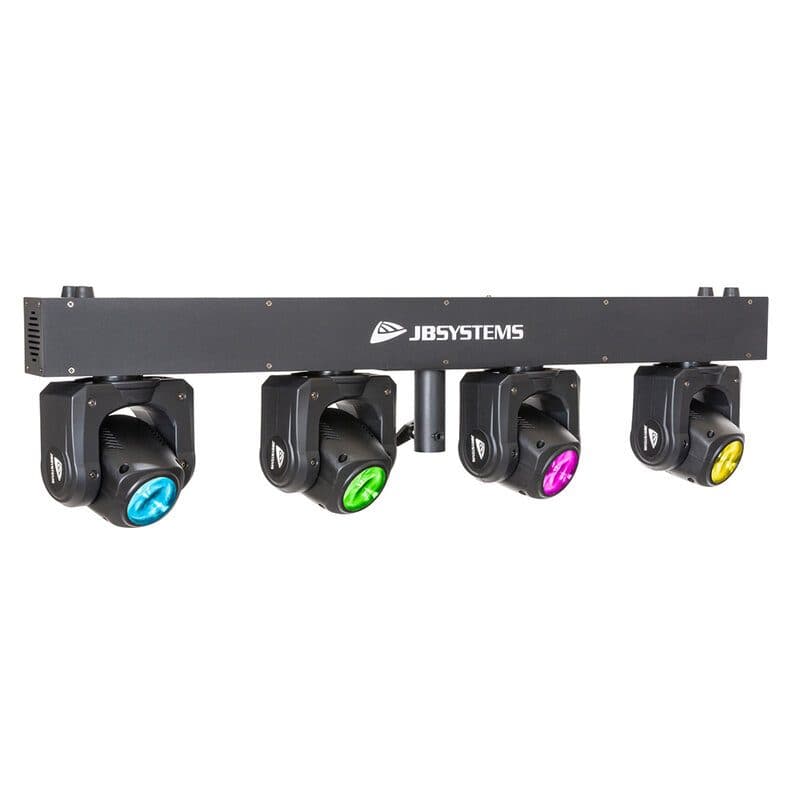 Barra 4 teste mobili LED RGBW 40W DMX indoor - JB SYSTEMS BEG-B06234
