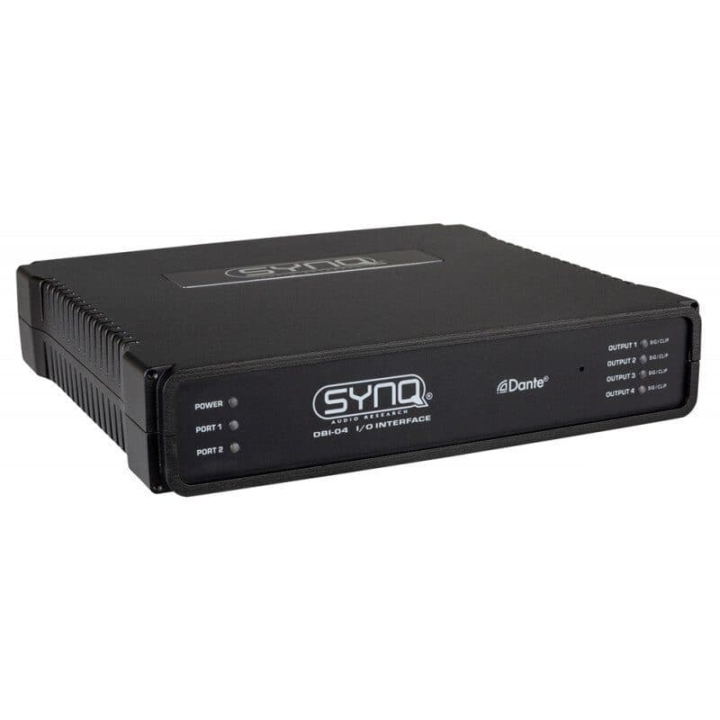 Bridge audio Dante/analogico 4 uscite AES67 GPIO installazione fissa - SYNQ BEG-B08203