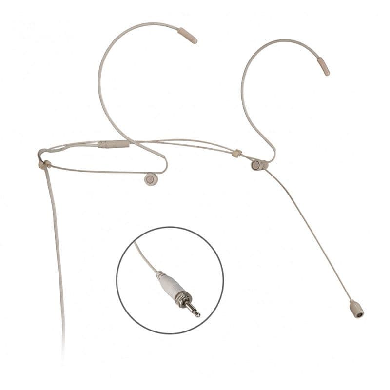 Microfono ad archetto condensatore ultra leggero 20g cardioide beige - JB Systems BEG-B08313