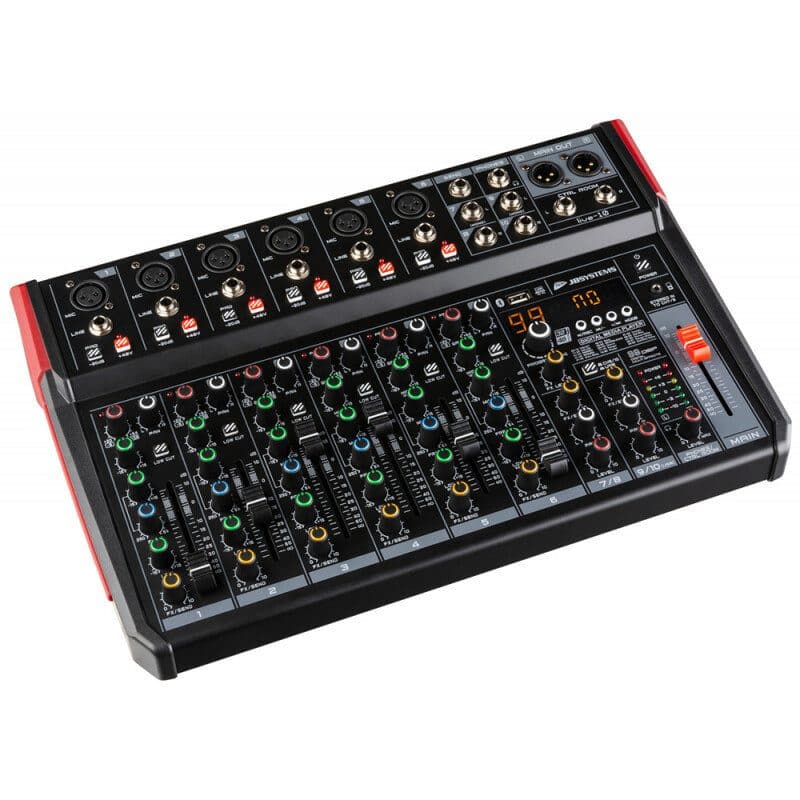 Mixer PA compatto LIVE-10 10 ingressi 8 canali USB Bluetooth - JB SYSTEMS BEG-B08404