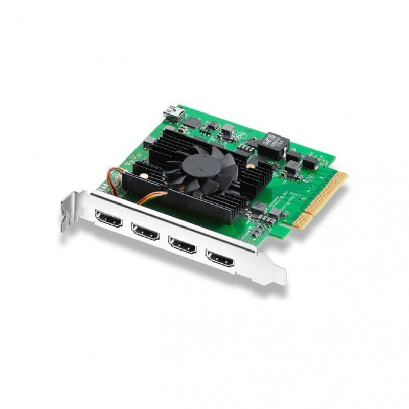 Scheda PCIe acquisizione 4 ingressi HDMI 2.0b - BLACKMAGIC DESIGN BLM-BDLKDVQDHDMI4K