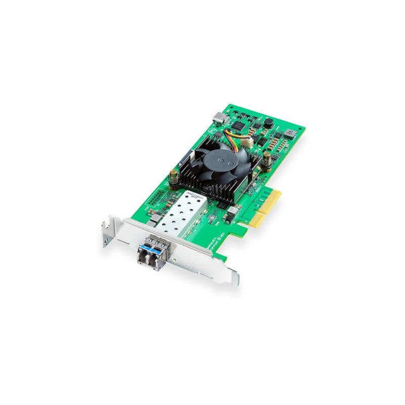 Scheda PCIe acquisizione/riproduzione IP 2110 fibra SFP+ - BLACKMAGIC DESIGN BLM-BDLKIPDIP/OPT/HD