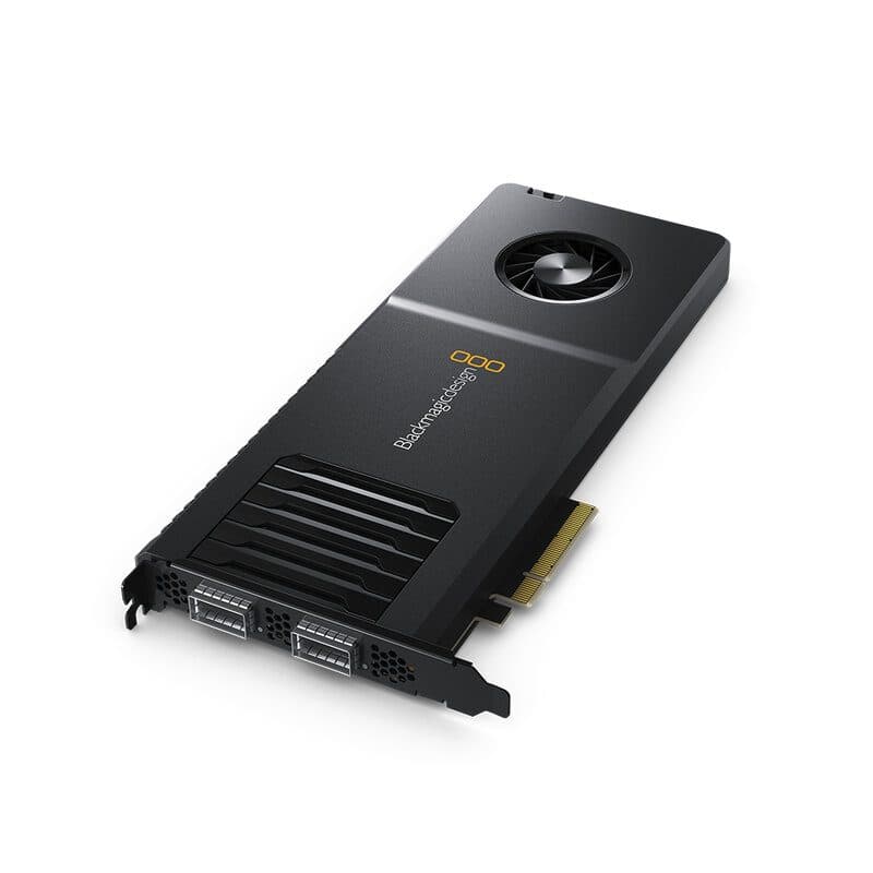 Scheda video IP 100G acquisizione riproduzione broadcast 2110 - Blackmagic Design BLM-BDLKIPHIP/100G