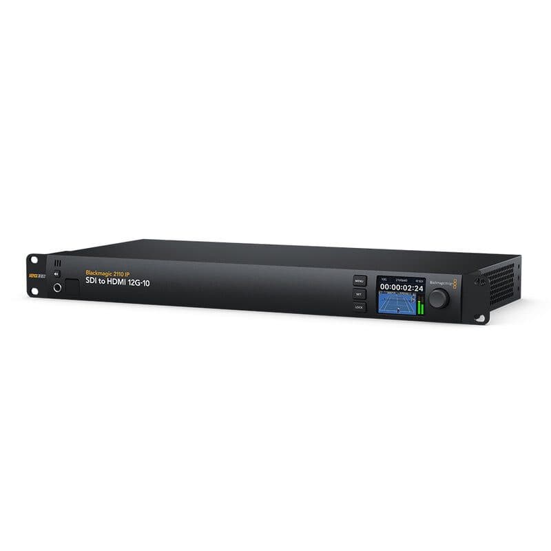 Convertitore IP 2110 12G-SDI HDMI 10 XLR rack 1U - Blackmagic Design BLM-CONVNVIPM/12G/HDMI10