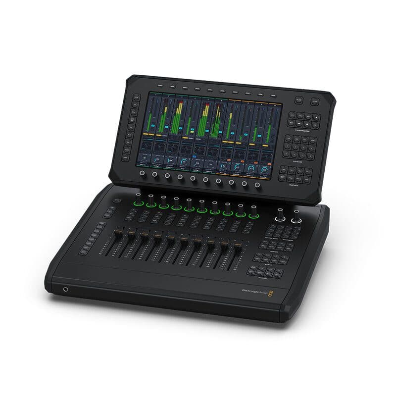 Pannello audio live Fairlight 10 fader motorizzati - Blackmagic Design BLM-DVFL/AAFLP10