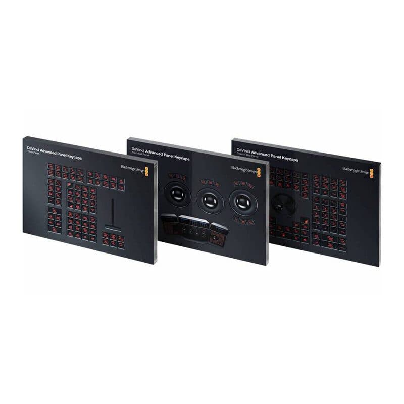 Replacement keys for DaVinci Advanced Panel - Blackmagic Design BLM-DV/KEY/AD/CAPSET