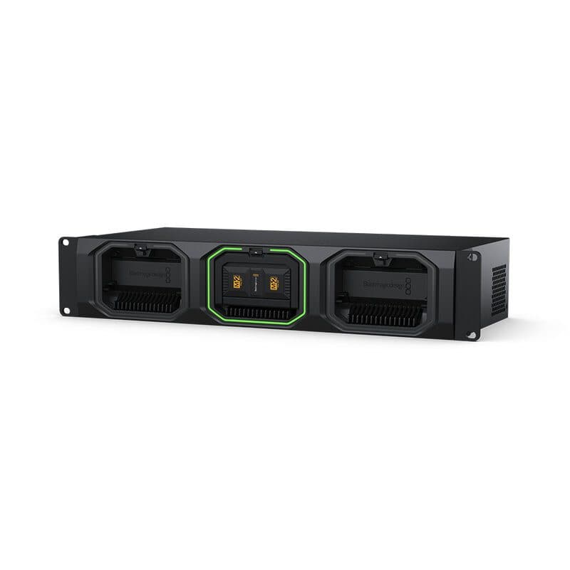 Dock archiviazione rete rack 2RU 3 slot Media Module - Blackmagic Design BLM-DWCLDB/DOCNMD03