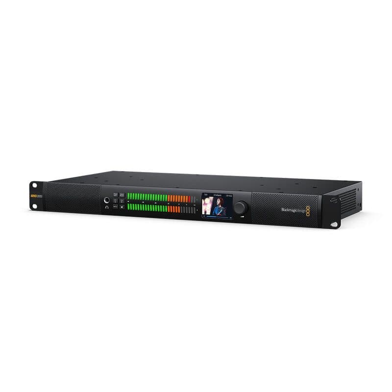 Monitor audio rack 1U 12G-SDI IP2110 VU 27 segmenti - BLACKMAGIC DESIGN BLM-HDL-AUDMON1RU12GG3