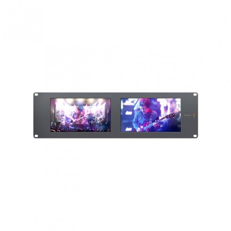 Monitor rack dual LCD 8" 3G-SDI - Blackmagic Design BLM-HDL-SMTVDUO2