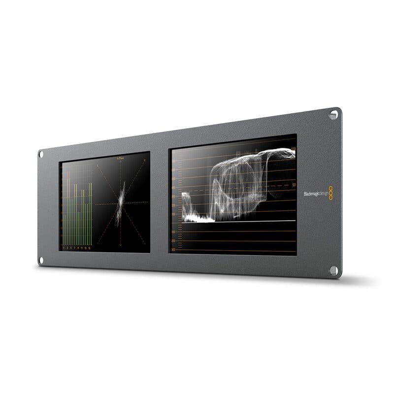 Monitor rack dual scope 4K - Blackmagic Design BLM-HDL-SMTWSCOPEDUO