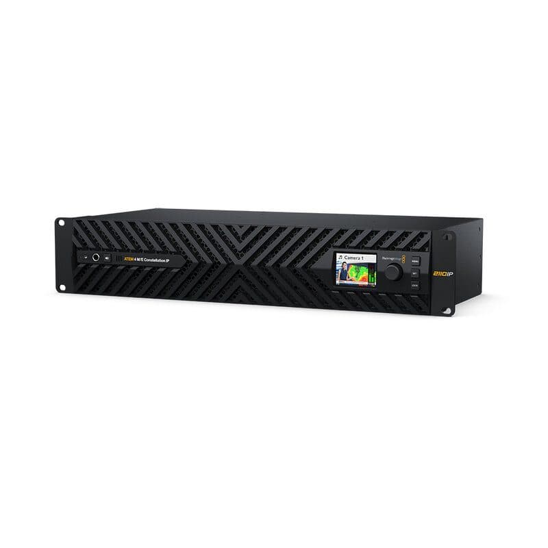 Live IP switcher 4 M/E 32 in 32 out SMPTE 2110 - Blackmagic Design BLM-SWATEMSCN2/3ME4/IP