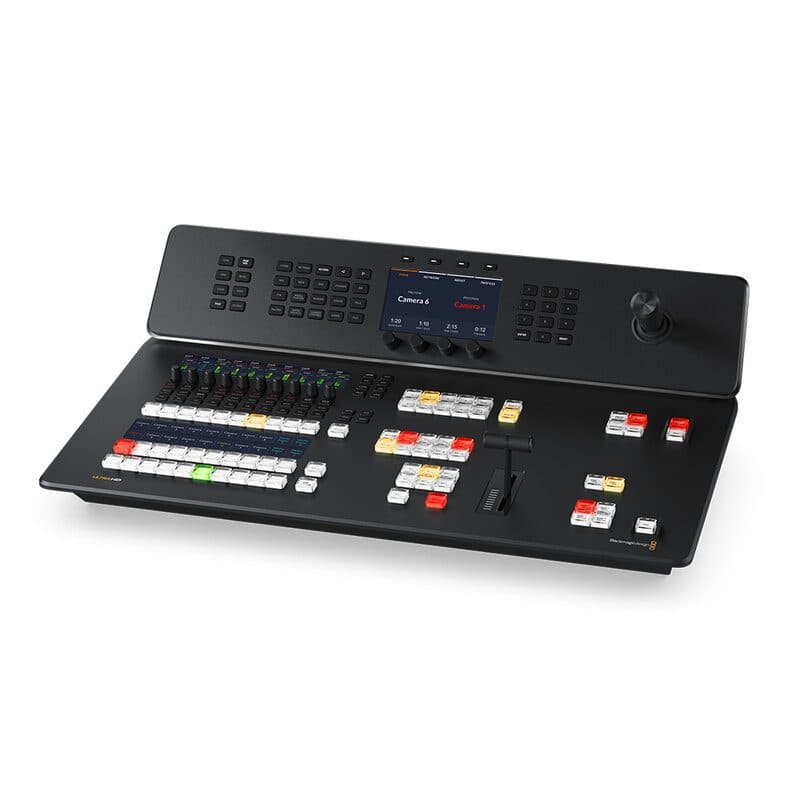 Live switcher Ultra HD 4K8 2TB 8 12G-SDI inputs - Blackmagic Design BLM-SWATEMTVSTC/K4K8/2