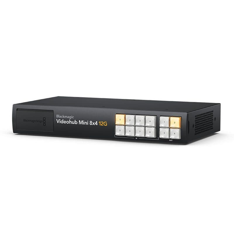 Matrice video Mini 8x4 12G-SDI 2/3 rack - Blackmagic Design BLM-VHUBSMTK12G0804