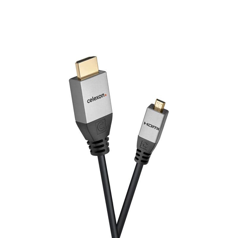 Cavo HDMI a micro HDMI 1m 4K Ethernet Professional Line - CELEXON CEL-1000015538