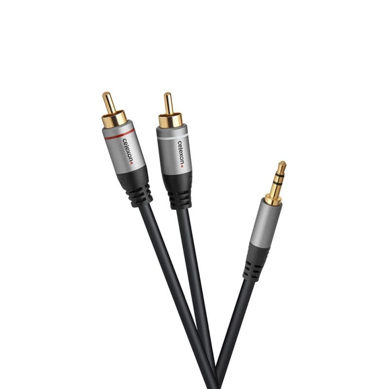 Audio cable 2x Cinch to stereo 3.5 mm jack 1 m - CELEXON CEL-1000015589