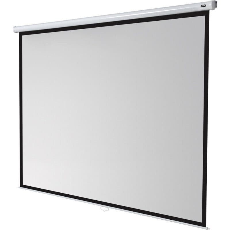 Schermo proiezione manuale avvolgibile gain 1.0 telaio bianco - CELEXON CEL-1090038