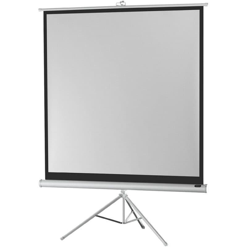 Schermo proiezione treppiede 1:1 244x244cm telaio bianco Tripod Economy - CELEXON CEL-1090274