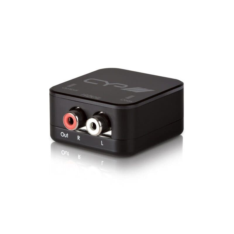 Convertitore audio D/A S/PDIF coassiale/ottico RCA 24 bit 192 kHz - CYP CYP-AU-D3-192
