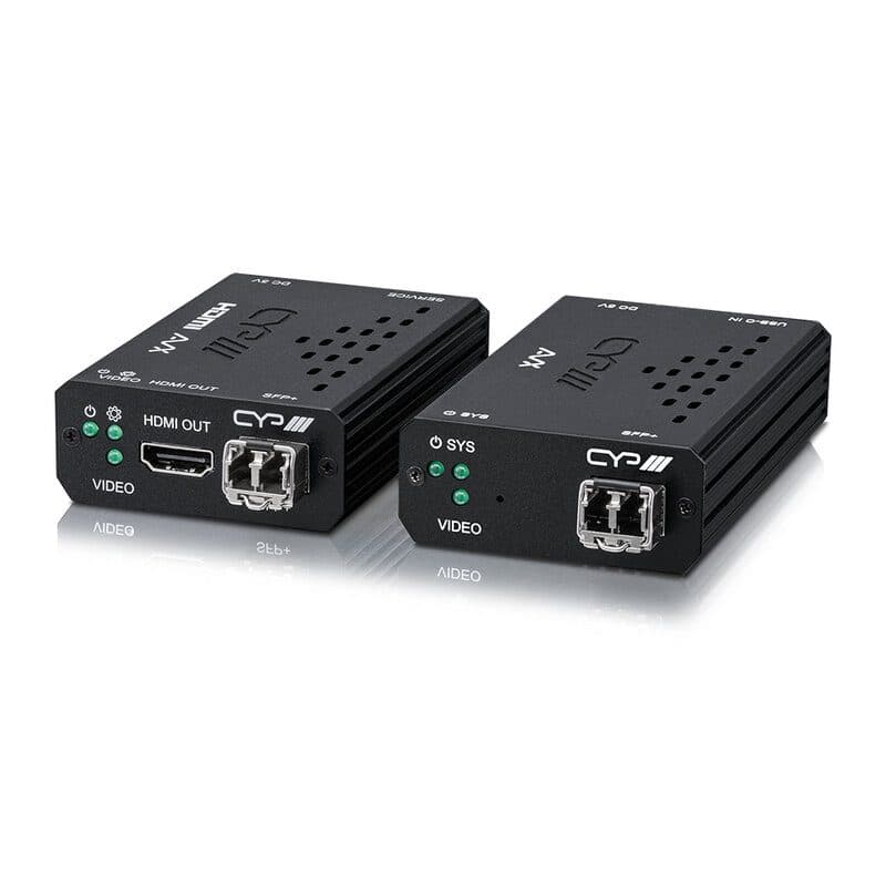 Kit extender AV fibra USB-C HDMI 4K - CYP CYP-AVX-105F-KIT