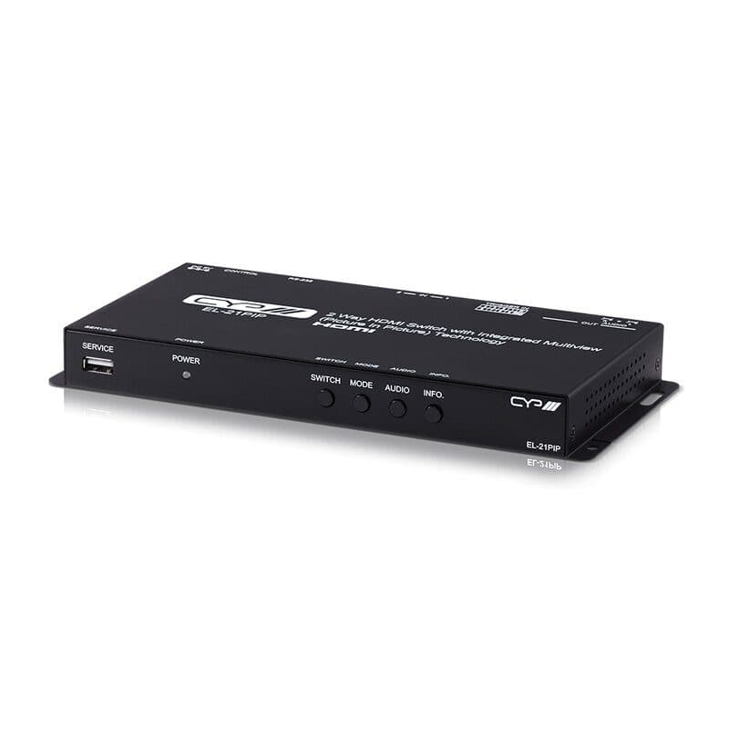 Switcher HDMI 2x1 multiview PiP chromakey 4K30 - CYP CYP-EL-21PIP