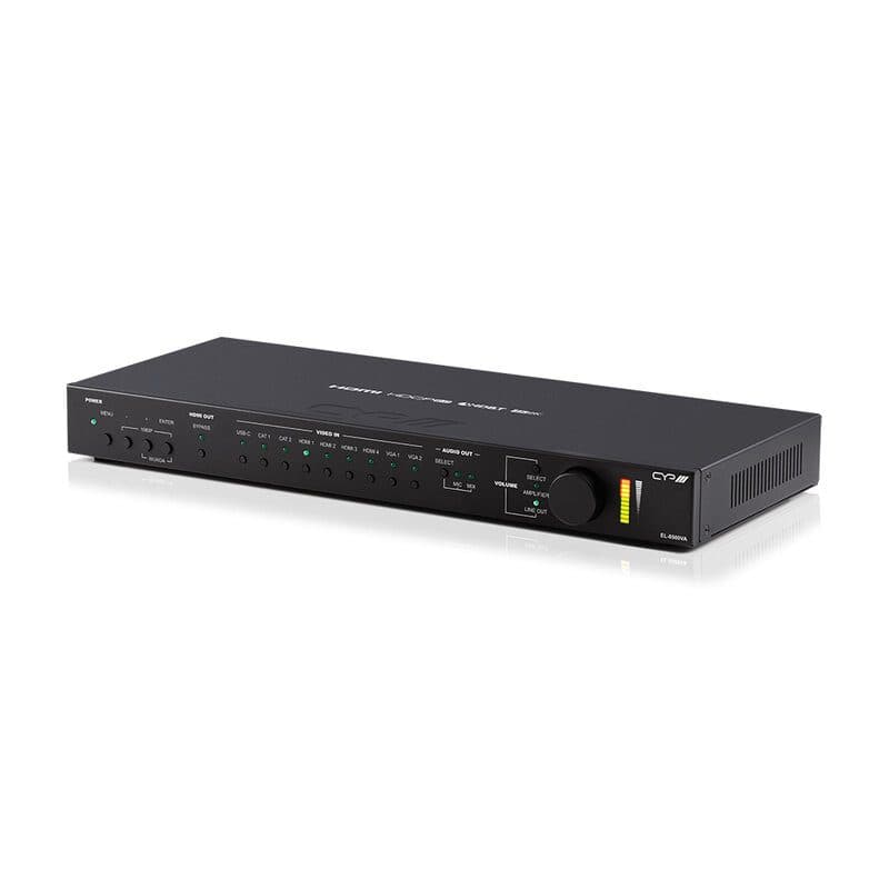 Switcher presentazione multi-formato 4K scaler HDBaseT VGA - CYP EL-8500VA