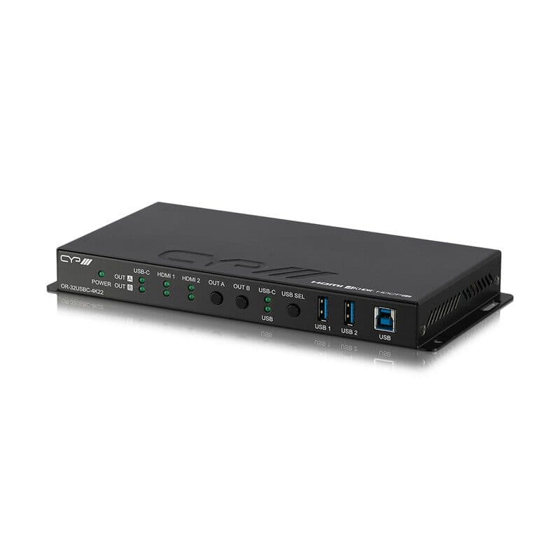 Matrice HDMI/USB-C 3x2 4K60 hub USB KVM downscaling - CYP CYP-OR-32USBC-4K22