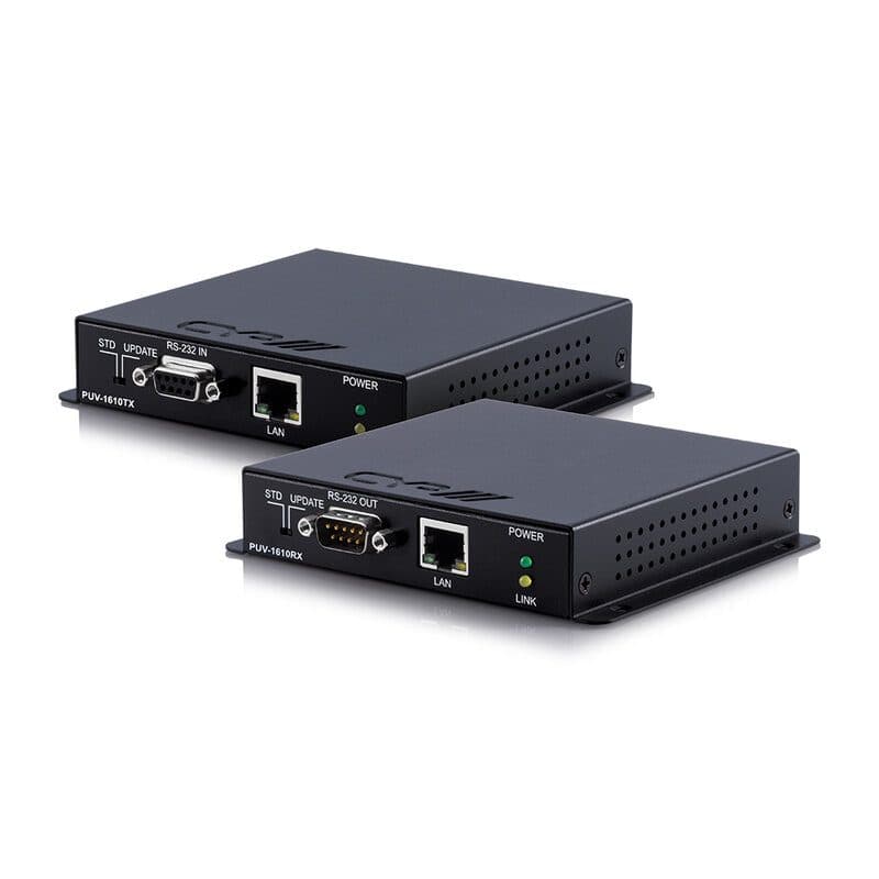 Kit estensore HDBaseT 4K PoH inverso LAN IR RS-232 100m - CYP PUV-1610-KIT