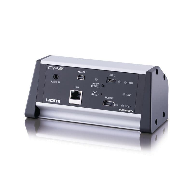 Trasmettitore da tavolo HDMI USB-C Mini DP HDBaseT 100m - CYP CYP-PUV-1660TTX