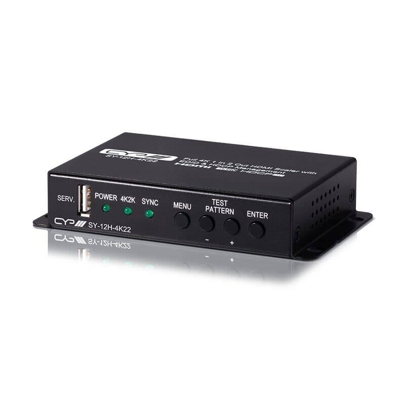 Scaler HDMI 1×2 upscaling 1080p/4K HDR - CYP SY-12H-4K22