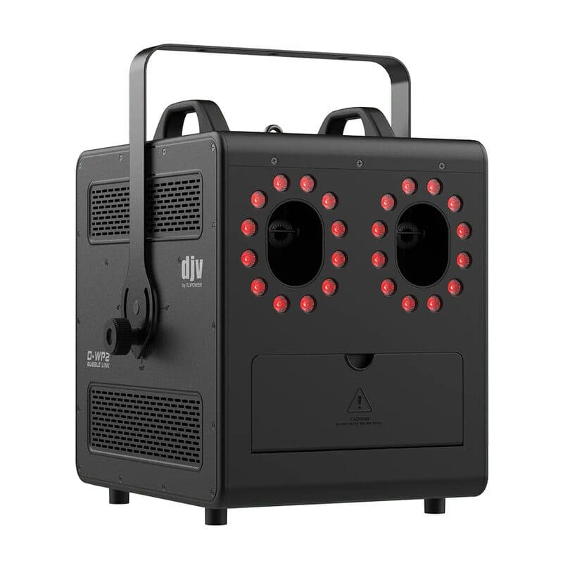 Macchina bolle/fumo doppio ugello LED RGB - DJPOWER DJP-D-WP2