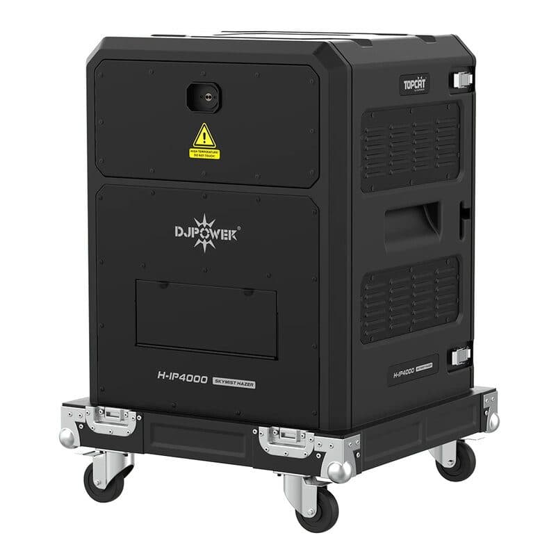 Macchina effetti atmosferici haze/fog IP54 serbatoio 10L flight case - DJPOWER DJP-H-IP4000