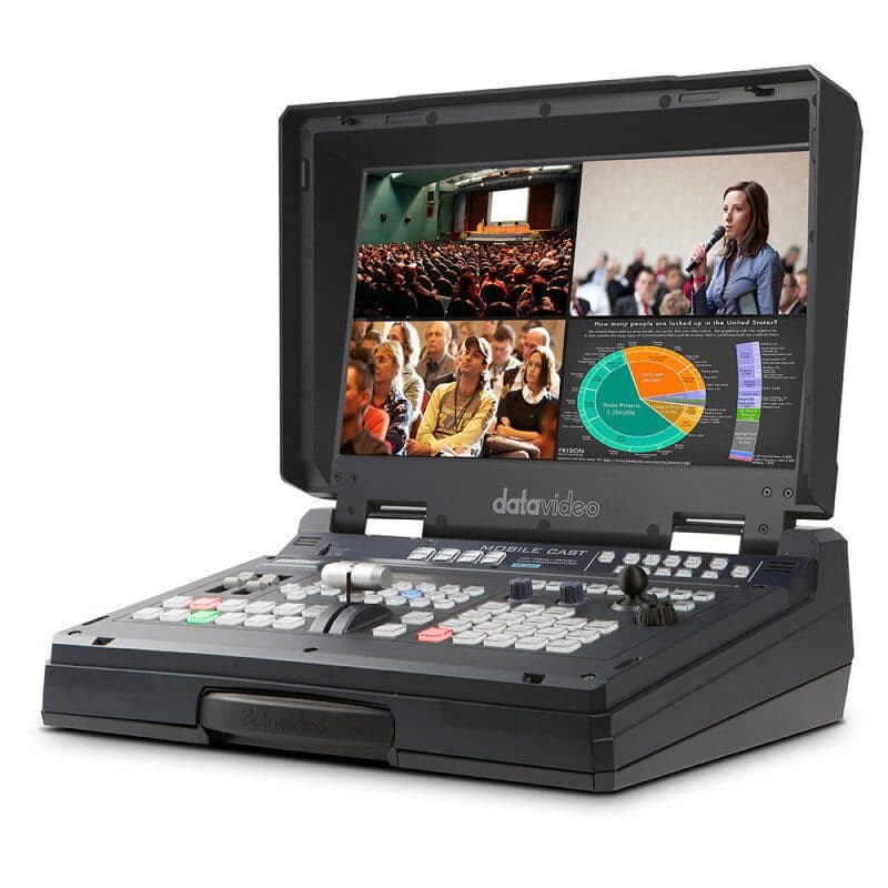 Portable HDBaseT H.264 streaming video production studio - DATAVIDEO DTV-2200-2019