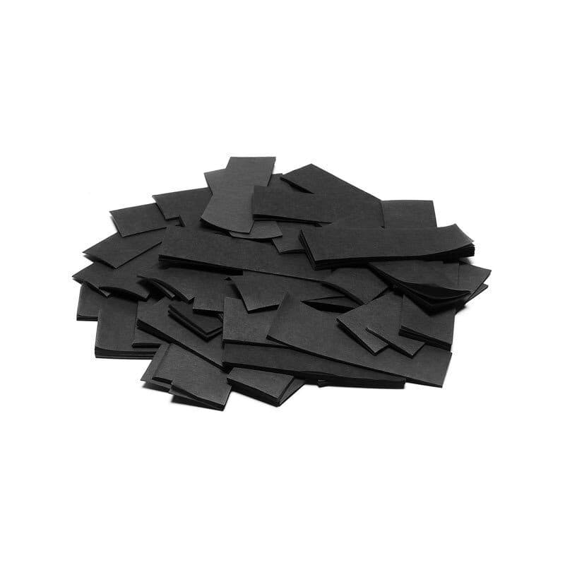 Coriandoli rettangolari a caduta lenta neri 55x17mm - The Confetti Maker EFX-CON01BL